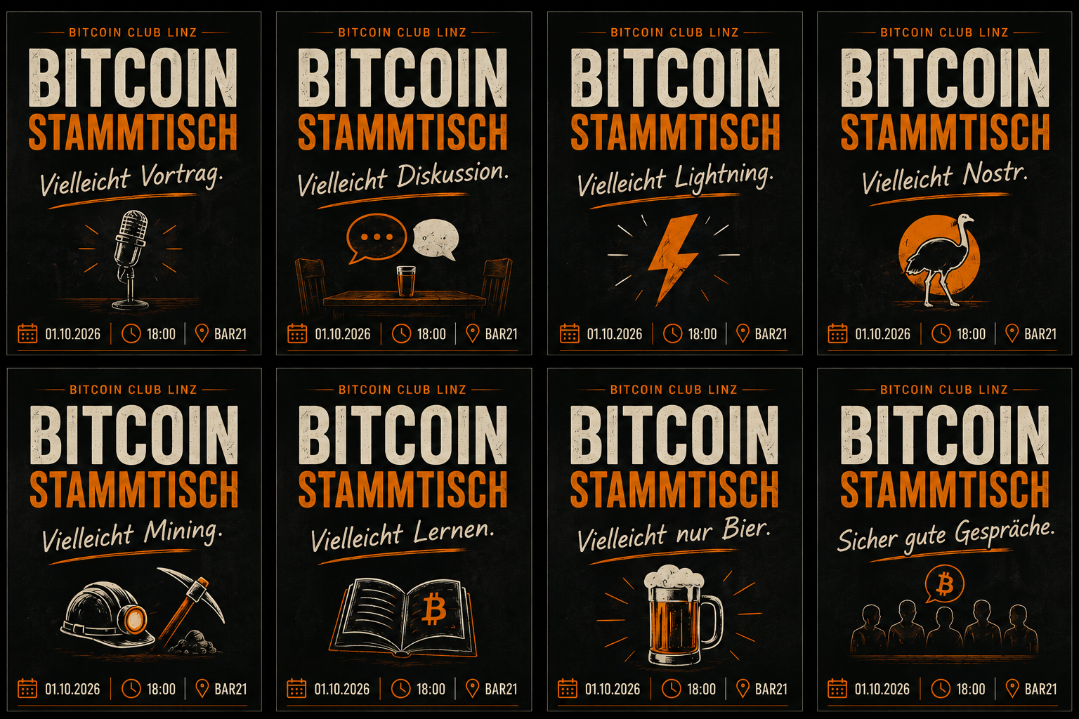 Bitcoin Stammtisch 01.10.2026 – Bitcoin Club Linz