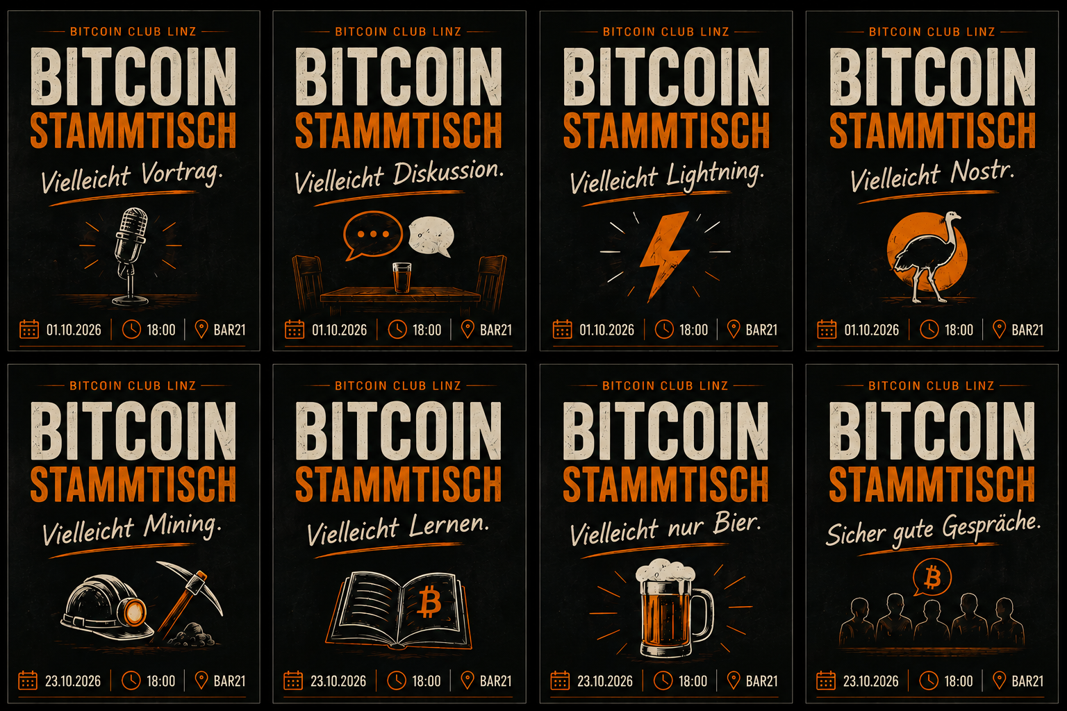 Bitcoin Stammtisch 23.10.2026 – Bitcoin Club Linz