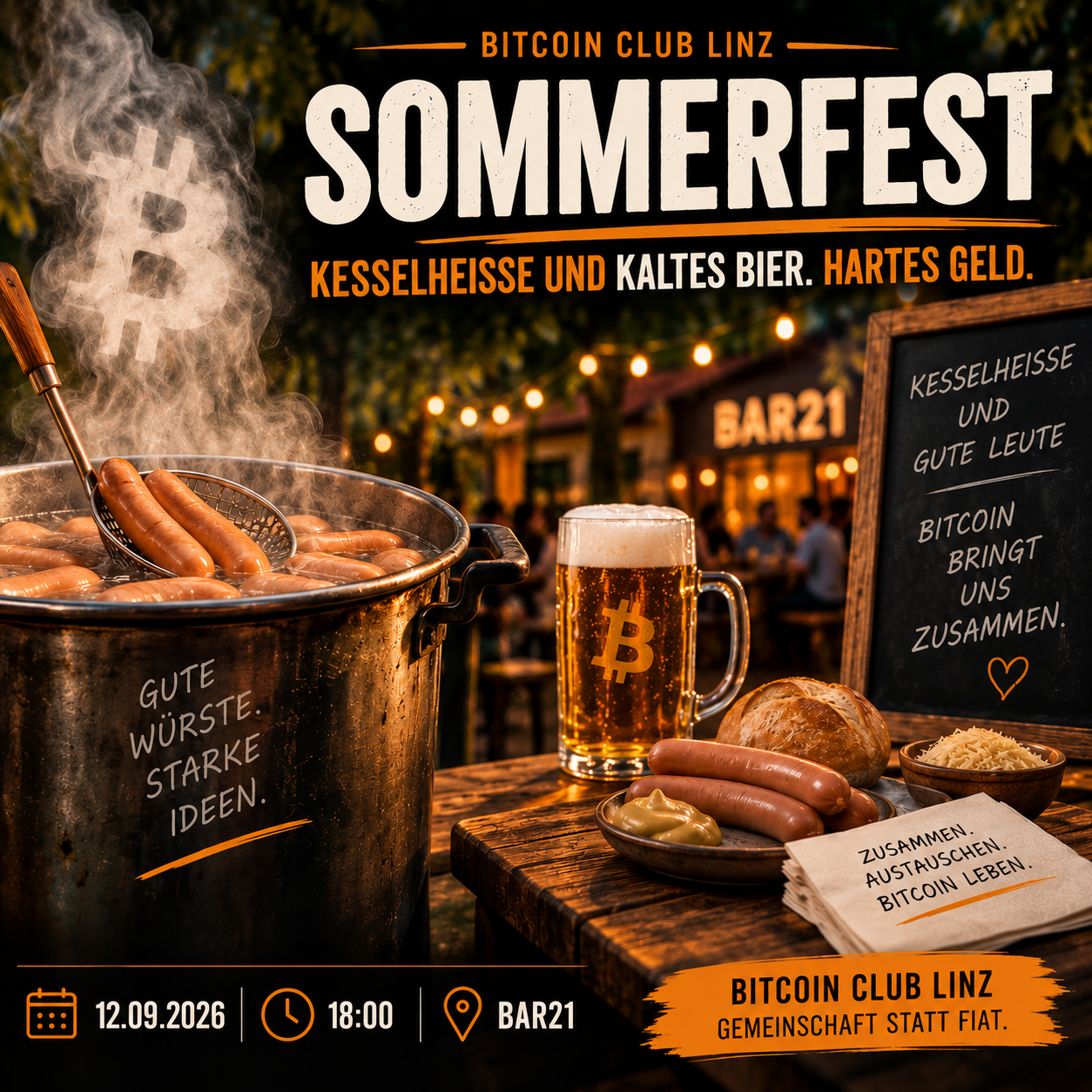 Sommerfest 12.09.2026 – Bitcoin Club Linz