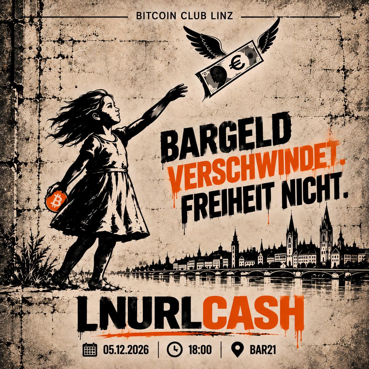 LNURLcash Fachvortrag 05.12.2026 – Bitcoin Club Linz